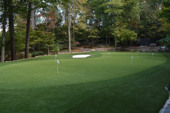 Fresno backyard putting green